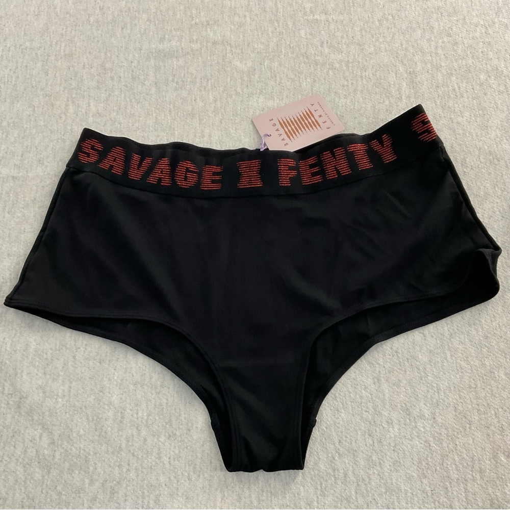 SAVAGE X FENTY LINGERIE BY RIHANNA RN#157029 HIGH WAIST WOMEN’S PANTY SZ: MEDIUM